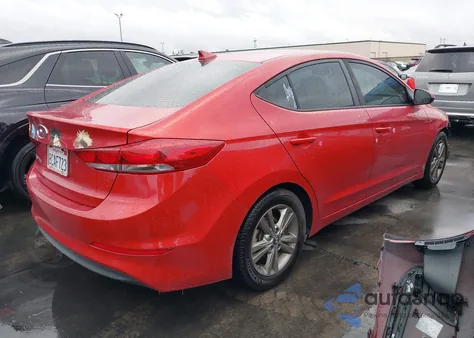 2018 Hyundai Elantra Sel z USA, uszkodzony, nr VIN 5NPD84LFXJH324515